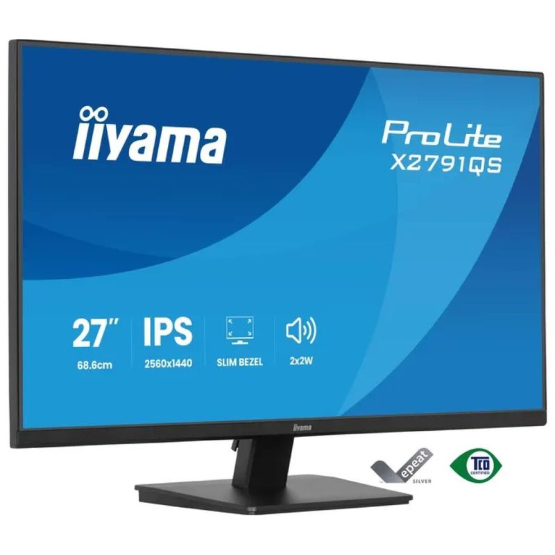 IIYAMA ProLite X2791QS-B1 Monitor 27" QHD IPS 75Hz