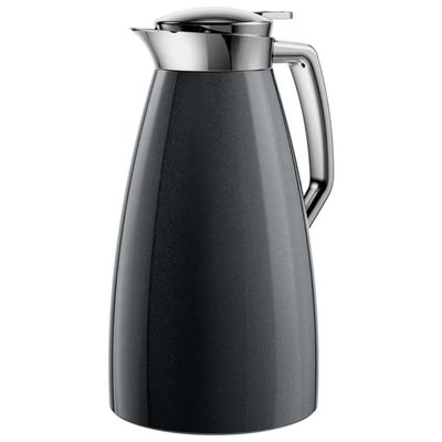 EMSA Plaza 514188 – Brocca termica in vetro da 1 L, nera