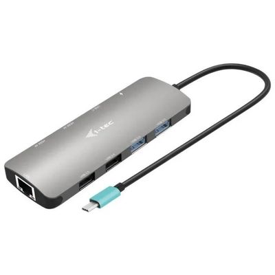 I-tec C31NANOHDM2DOCPD Docking Station USB-C 2x HDMI, 100 W, Argento