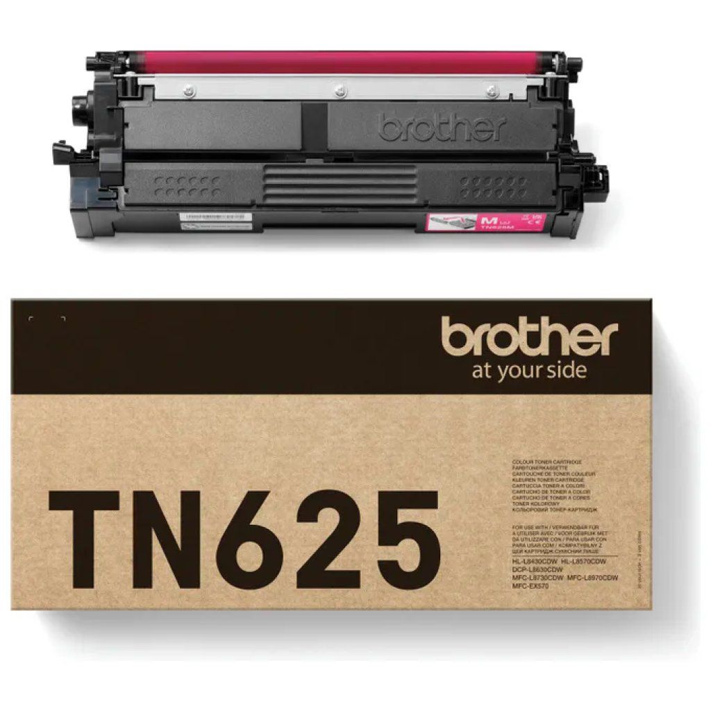Brother TN-625M Toner Originale Magenta – 1.800 pagine Brother TN-625M Toner Originale Magenta – 1.800 pagine