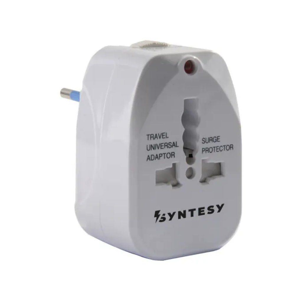 Syntesy 06617 Adattatore da Spina Europea a UK, UAE e Irlanda – Bianco
