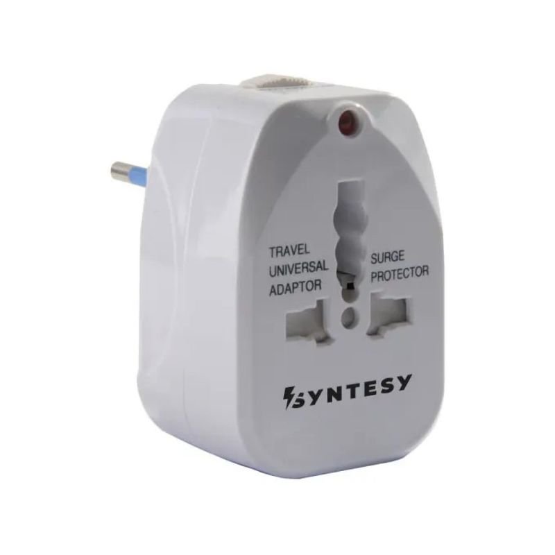 Syntesy 06617 Adattatore da Spina Europea a UK, UAE e Irlanda – Bianco
