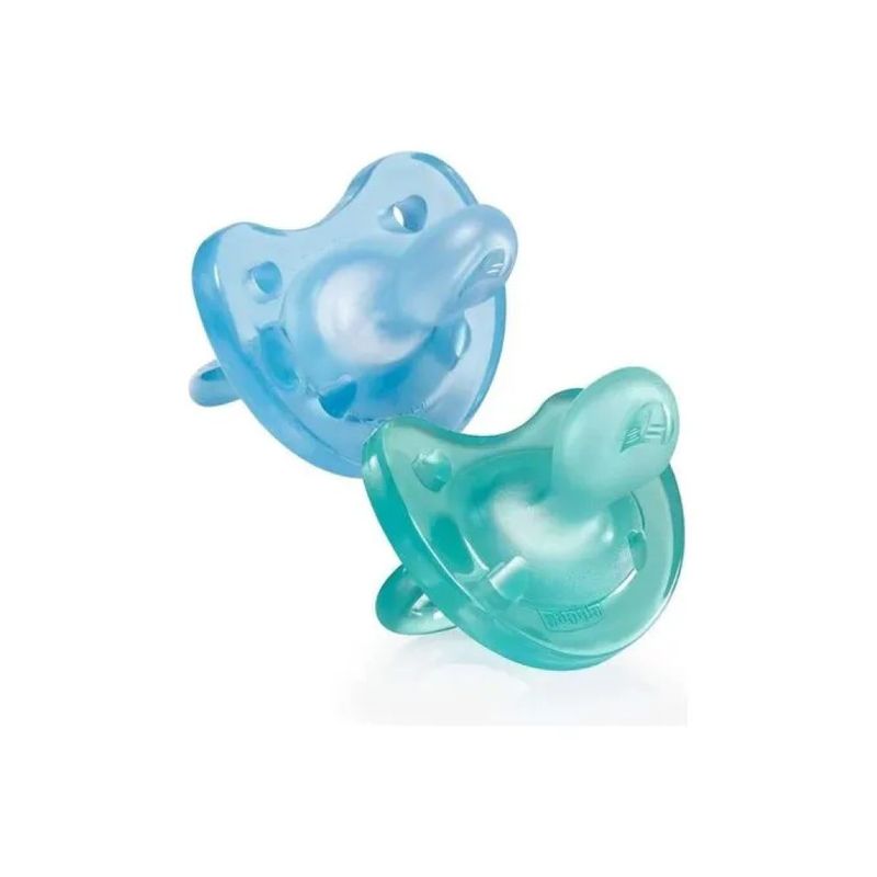 Chicco Gommotto PhysioForma Dual Soft, 2 ciucci per bimbo 6-16 mesi