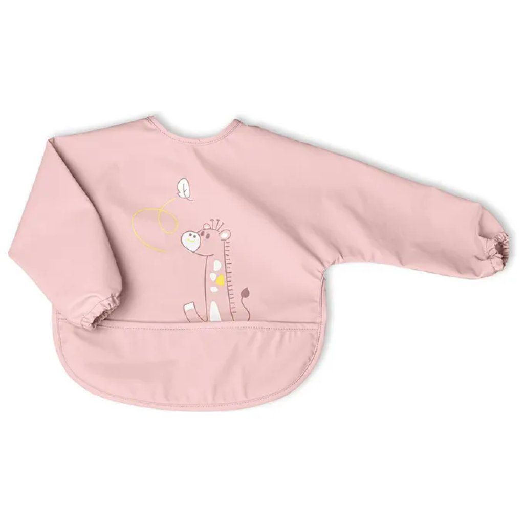 Chicco Bavaglino Impermeabile a Maniche Lunghe Rosa 6m+ Chicco Bavaglino Impermeabile a Maniche Lunghe Rosa 6m+