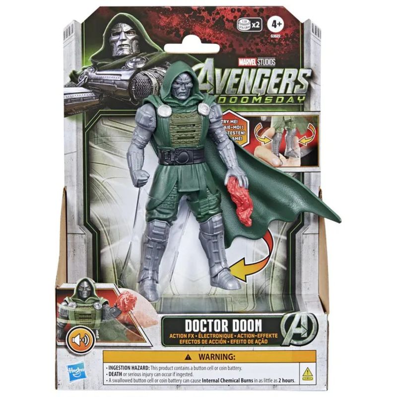 Hasbro Marvel Avengers: Doomsday – Action figure Dottor Destino 15,2 cm con effetti sonori