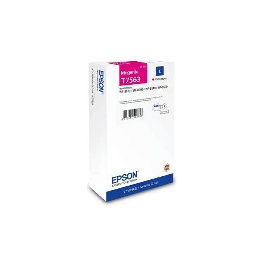 Epson C13T75634N Cartuccia Magenta 14 ml Epson C13T75634N Cartuccia Magenta 14 ml
