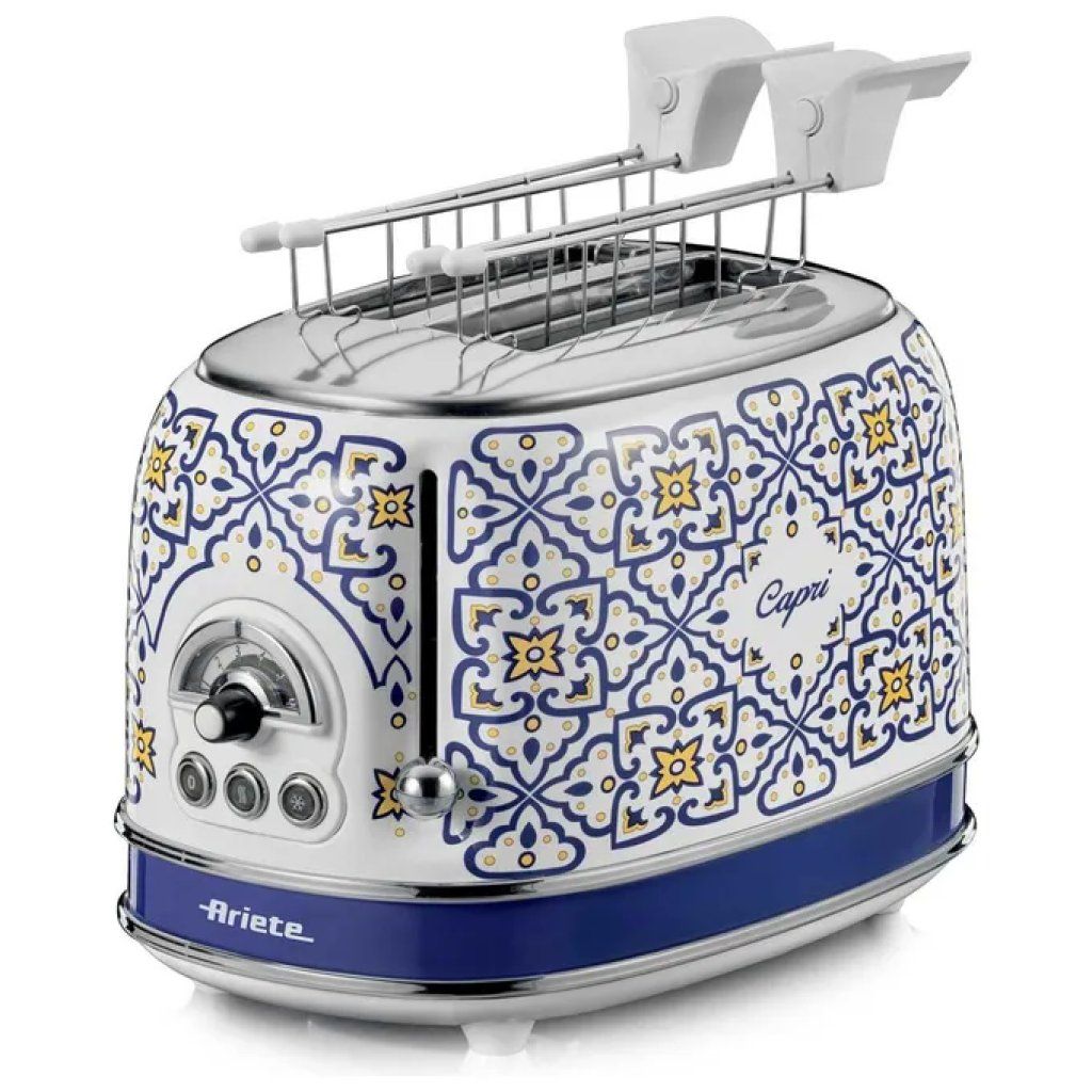Ariete Capri 155-0C Tostapane 2 Fette 815 W Bianco e Blu
