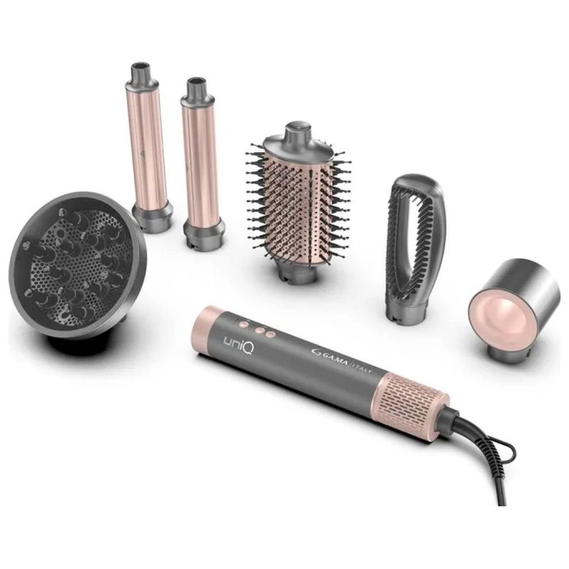 Ga.ma ITALY PROFESSIONAL GH0131 Multistyler UniQ Flow 1550 W 110000 rpm 6 Accessori colore Nero Ga.ma ITALY PROFESSIONAL GH0131 Multistyler UniQ Flow 1550 W 110000 rpm 6 Accessori colore Nero