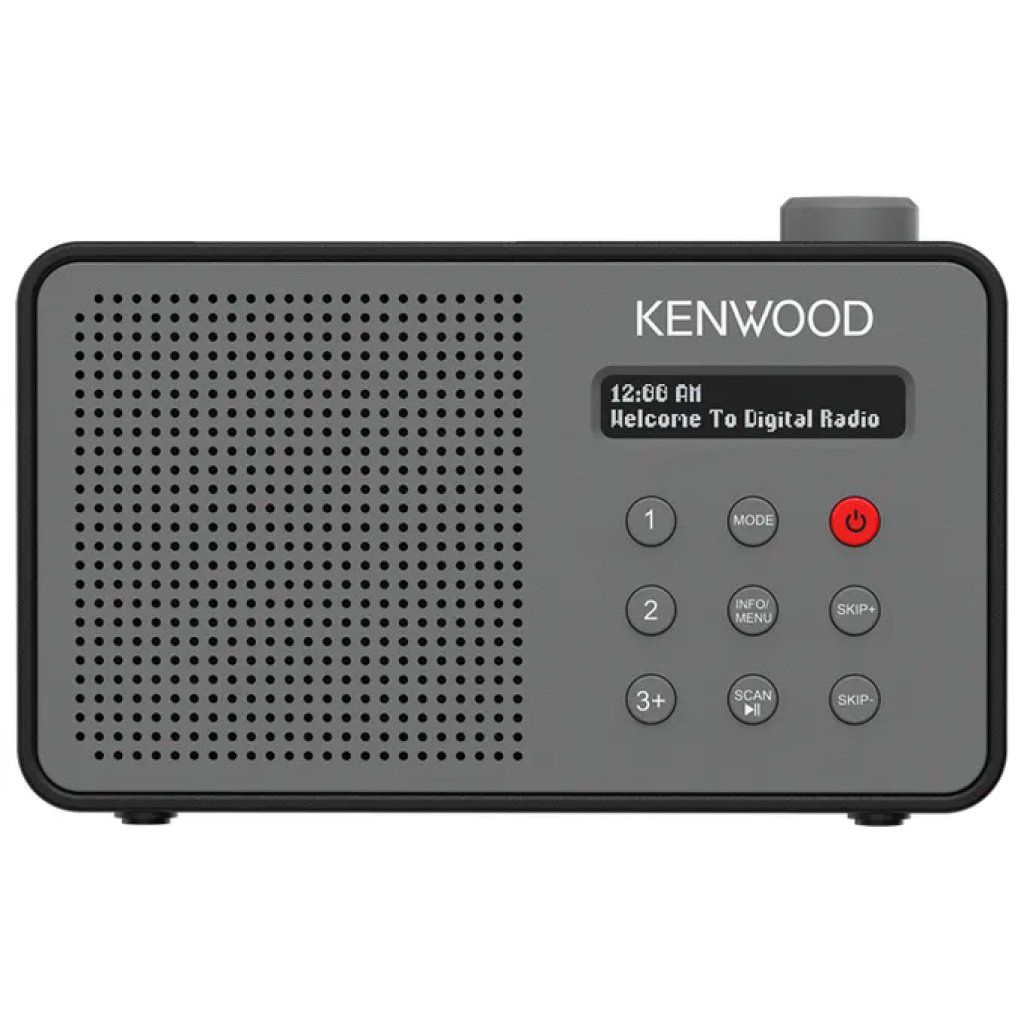 Kenwood CR-M25DAB-H Radio Portatile DAB+/FM Bluetooth 5.3 Grigia