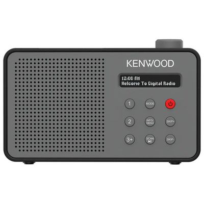 Kenwood CR-M25DAB-H Radio Portatile DAB+/FM Bluetooth 5.3 Grigia Kenwood CR-M25DAB-H Radio Portatile DAB+/FM Bluetooth 5.3 Grigia