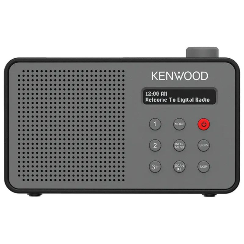 Kenwood CR-M25DAB-H Radio Portatile DAB+/FM Bluetooth 5.3 Grigia