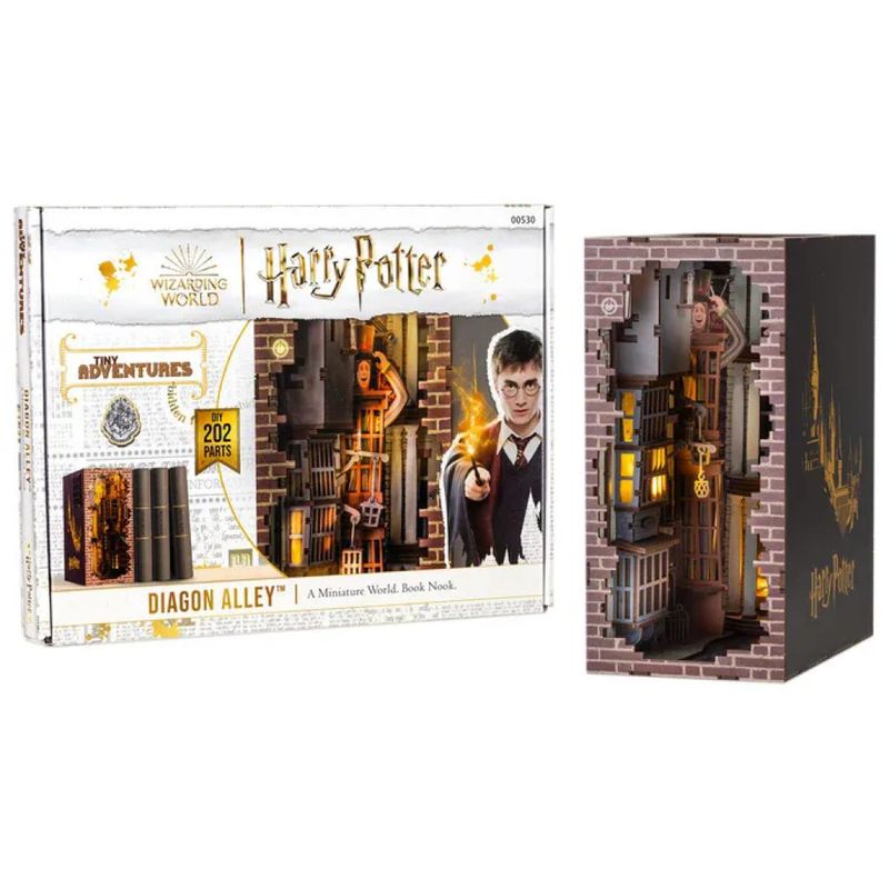 Revell Tiny Adventures Diagon Alley – Harry Potter, kit di montaggio in legno, 202 pezzi