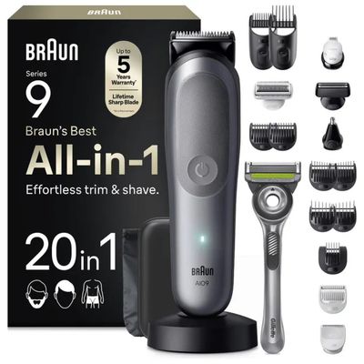 Braun Series 9 AIO9540 Regolabarba All-in-One con 9 accessori