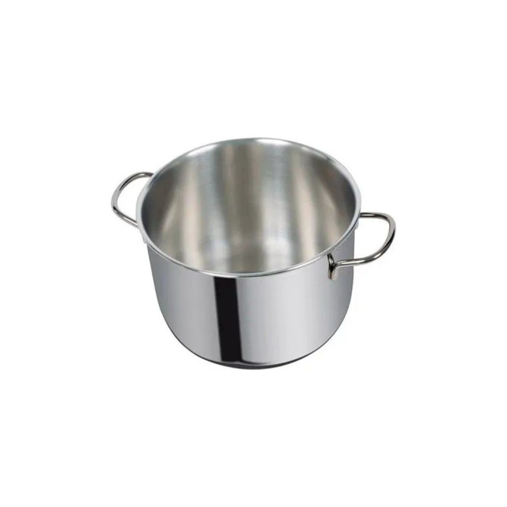 SACIM 202 Eco Pentola in Acciaio Inox AISI 304, 30 cm, 12,5 L, per Induzione, Nera