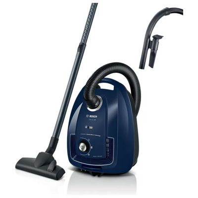 Bosch Serie 4 BGL38BU1 Aspirapolvere a Traino con Sacco, 600 W, 4 L, Blu