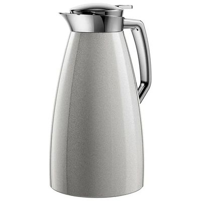 EMSA Plaza Caraffa Termica 1 L Argento con Pistone in Vetro