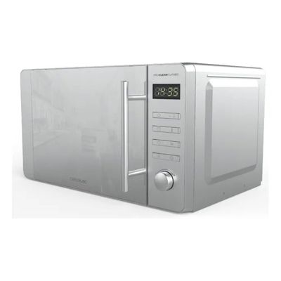 Cecotec Proclean 5120 Flatbed Mirror Microonde con Grill, 20 L, 700 W, Grigio