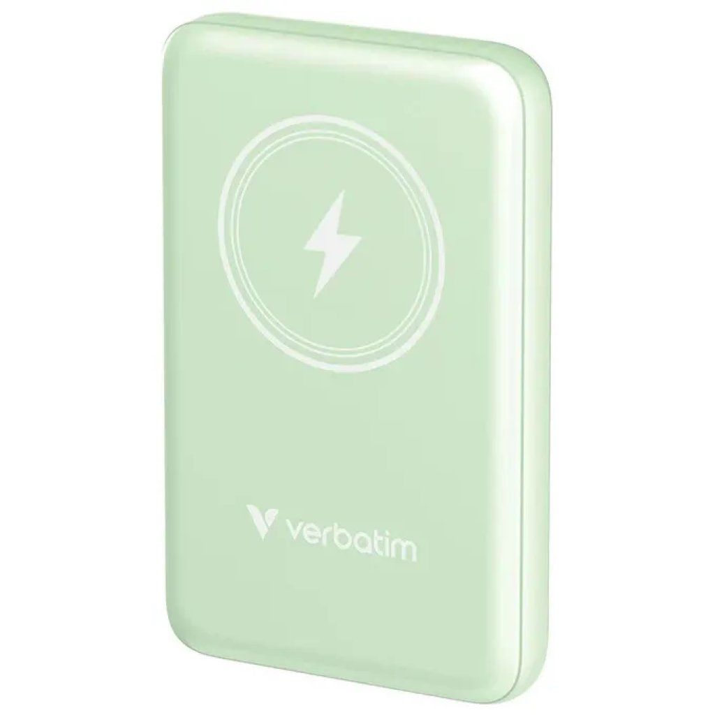 Verbatim Charge ’n’ Go Power Bank MagSafe 10.000 mAh Verde Verbatim Charge ’n’ Go Power Bank MagSafe 10.000 mAh Verde