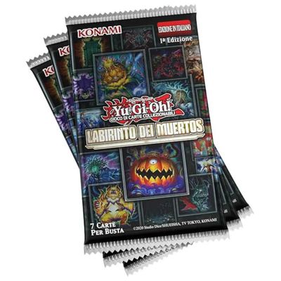 KONAMI Yu-Gi-Oh! TCG Labirinto dei Muertos – Tuckbox 3 Buste, 1ª Edizione ITA KONAMI Yu-Gi-Oh! TCG Labirinto dei Muertos – Tuckbox 3 Buste, 1ª Edizione ITA