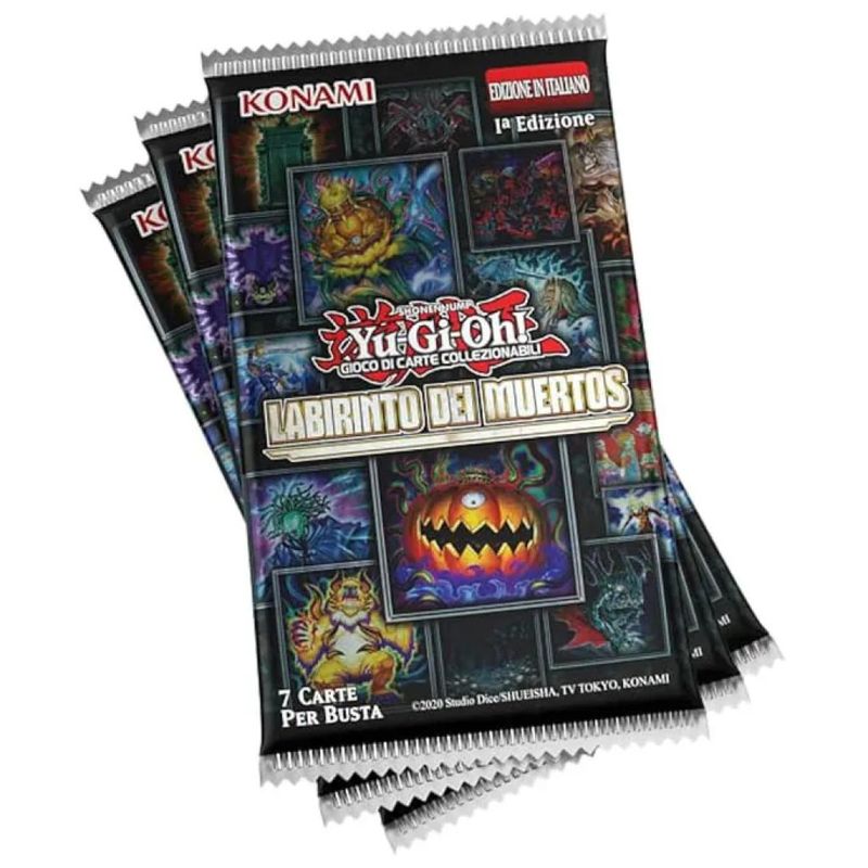 KONAMI Yu-Gi-Oh! TCG Labirinto dei Muertos – Tuckbox 3 Buste, 1ª Edizione ITA