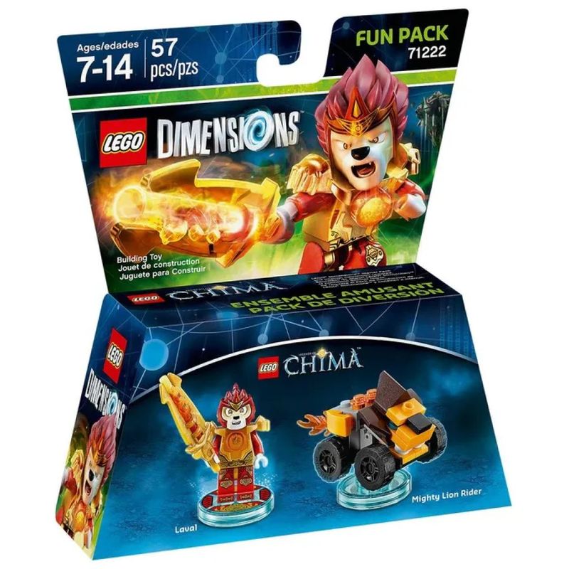 WARNER BROS LEGO Dimensions Fun Pack Chima Laval con Lion Rider WARNER BROS LEGO Dimensions Fun Pack Chima Laval con Lion Rider