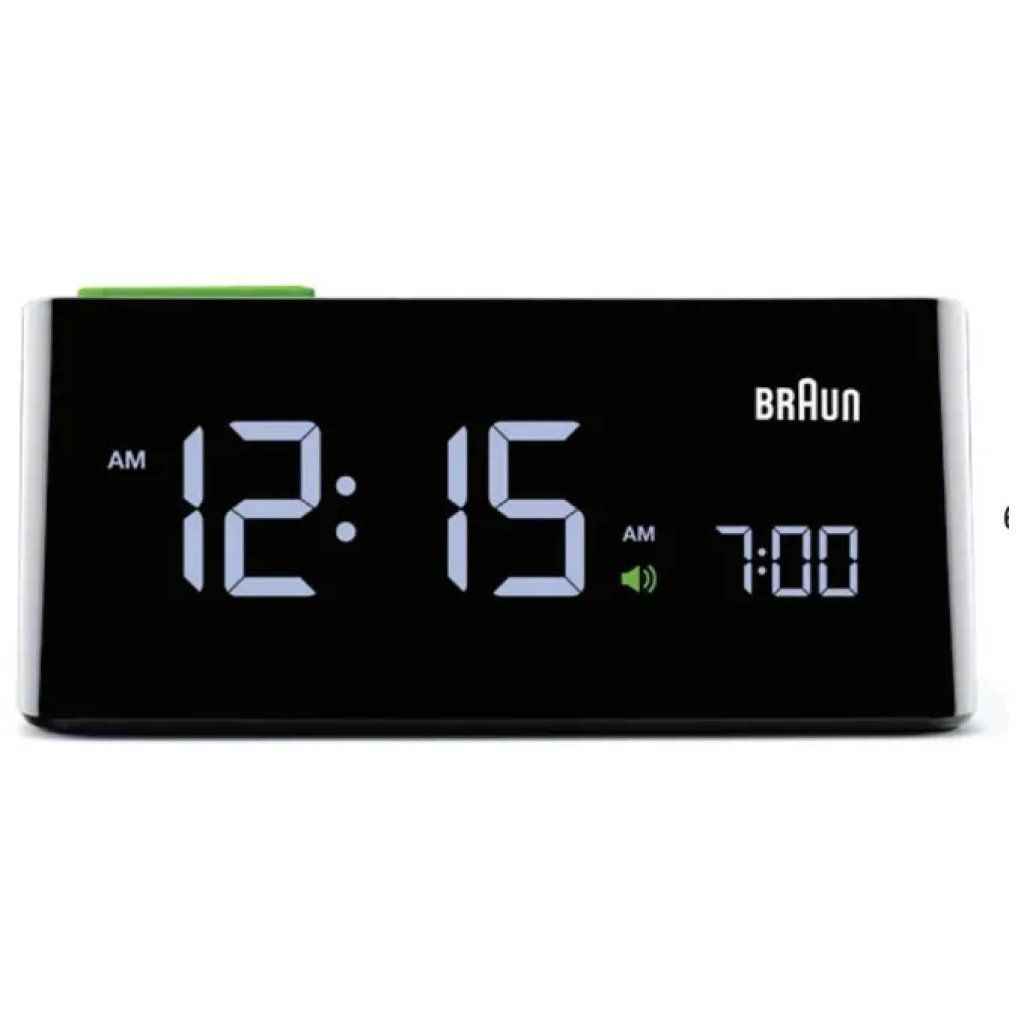 Braun BNC016 Sveglia Digitale Nera con Snooze Braun BNC016 Sveglia Digitale Nera con Snooze