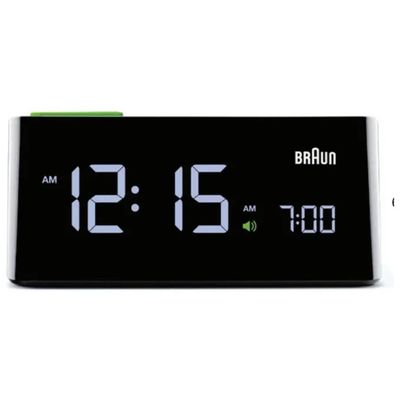 Braun BNC016 Sveglia Digitale Nera con Snooze