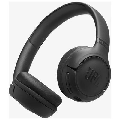 JBL Tune 530 Cuffie On-Ear con Filo, Microfono e JBL Pure Bass, Nero