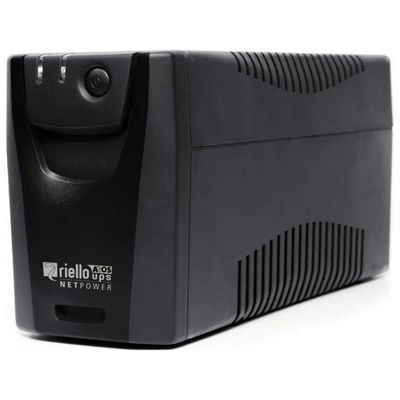 Riello NPW 600 Net Power UPS 600 VA / 360 W, 4 prese C13, USB, nero