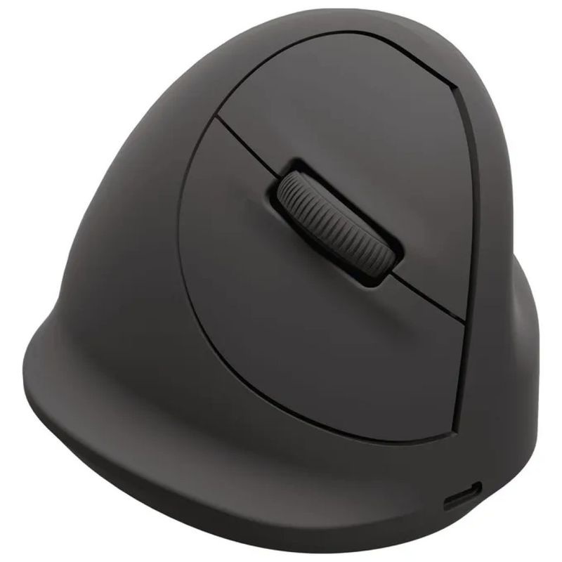 Fellowes Breyta Mouse Verticale Ergonomico Bluetooth, USB-C e 2.4 GHz, 1600 DPI, Nero