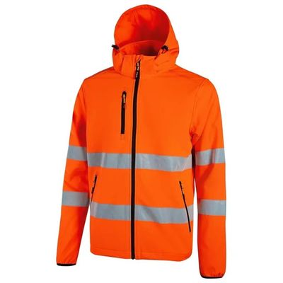 U-Power Cursa WHL318OF – Giacca da lavoro softshell imbottita alta visibilità arancione U-Power Cursa WHL318OF – Giacca da lavoro softshell imbottita alta visibilità arancione