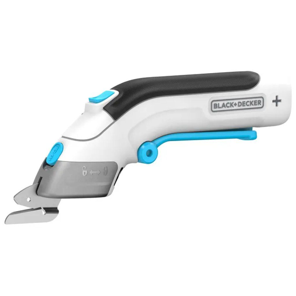 BLACK+DECKER BCSC115-XJ Forbici Elettriche 3,6 V con 2 Lame e Ricarica USB-C