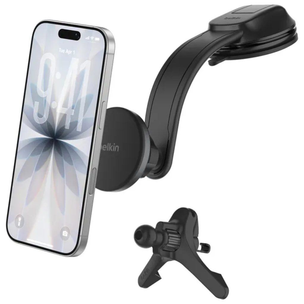 Belkin Caricatore Auto Magnetico Wireless Qi2 15W Nero
