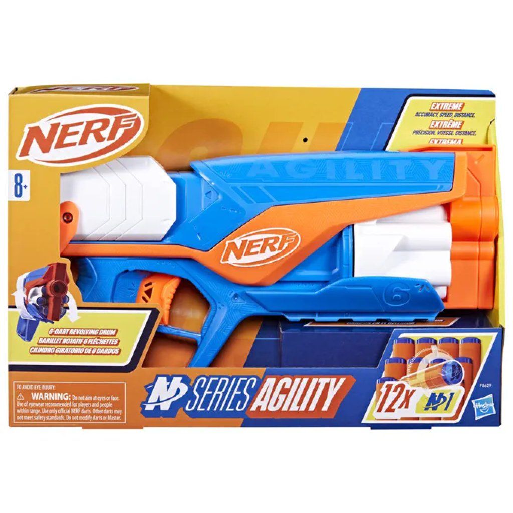 Hasbro Nerf N Series Agility Blaster con 12 Dardi N1