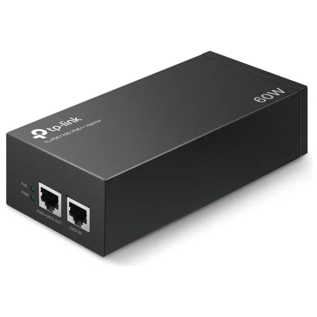 TP-Link Omada TL-POE170S Iniettore PoE++ Gigabit 60 W TP-Link Omada TL-POE170S Iniettore PoE++ Gigabit 60 W