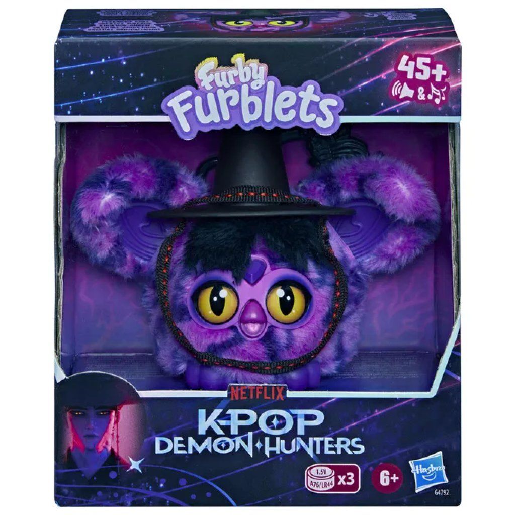 Hasbro Furblets Saja Boy KPop Demon Hunters – Mini peluche interattivo Hasbro Furblets Saja Boy KPop Demon Hunters – Mini peluche interattivo