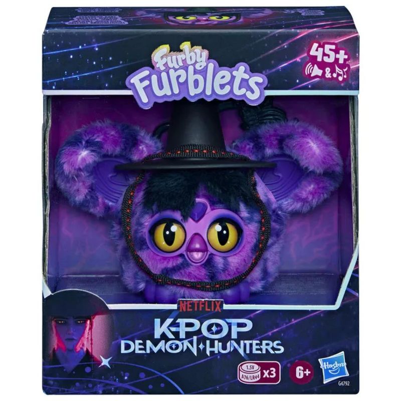 Hasbro Furblets Saja Boy KPop Demon Hunters – Mini peluche interattivo