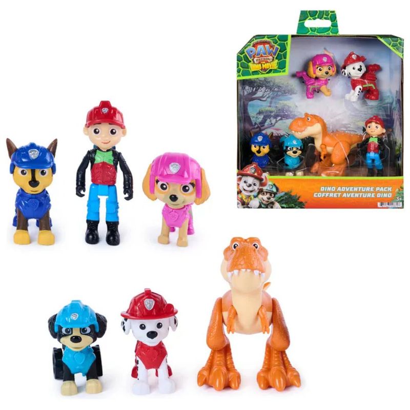 SPIN MASTER Paw Patrol Dino Adventure Pack Spin Master – Set da 6 personaggi