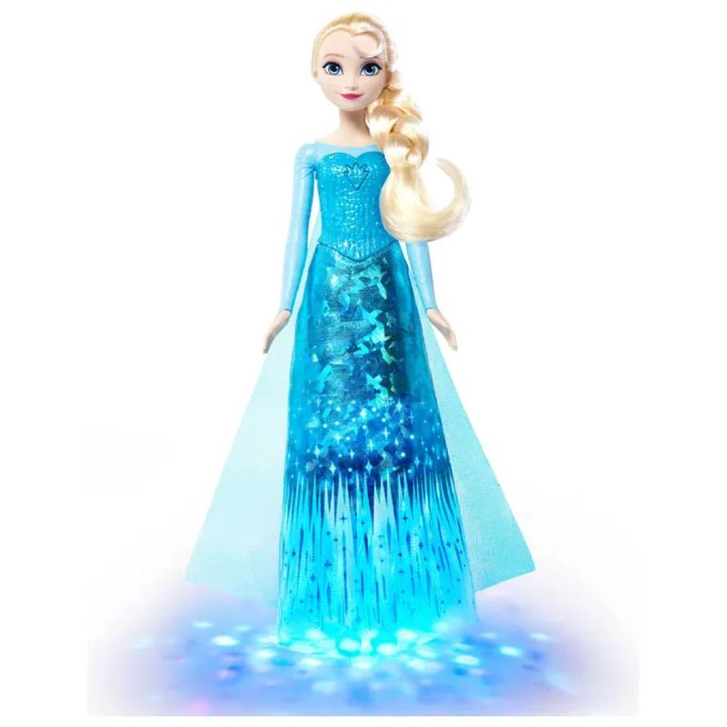 Mattel Frozen Elsa JNB95 – Bambola con luci e musica