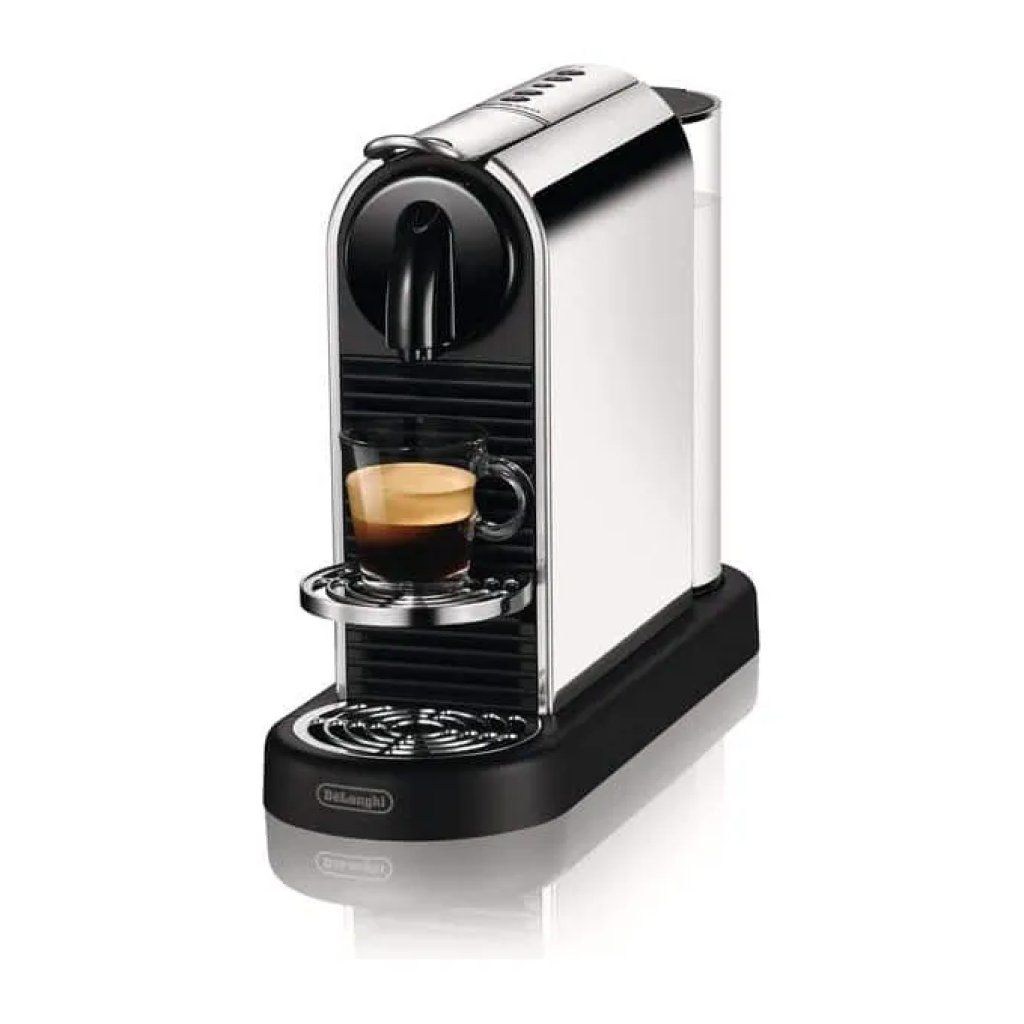 DELONGHI De’Longhi Citiz Platinum EN220.M Macchina da Caffè a Capsule Nespresso, 19 bar, 1260 W, Platino