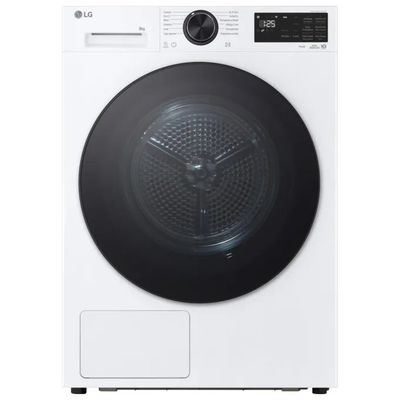 LG RNX5008TLB Asciugatrice AI Dry 8 kg, Classe B, Pompa di Calore, Wi-Fi, Bianca