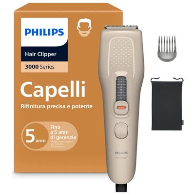 Philips Serie 3000 HC3734/15 Regolacapelli con 9 lunghezze