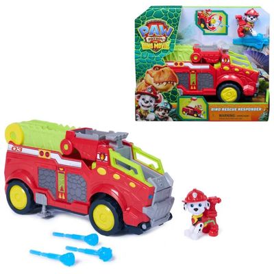 SPIN MASTER Paw Patrol Dino Rescue Camion dei Pompieri di Marshall