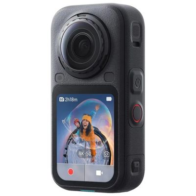 Insta360 X6 Action Camera 360° 8K, doppio sensore 1/1,1", FlowState, Midnight Black
