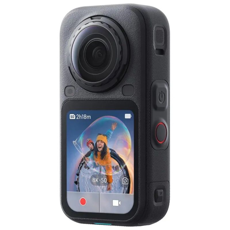 Insta360 X6 Action Camera 360° 8K, doppio sensore 1/1,1", FlowState, Midnight Black