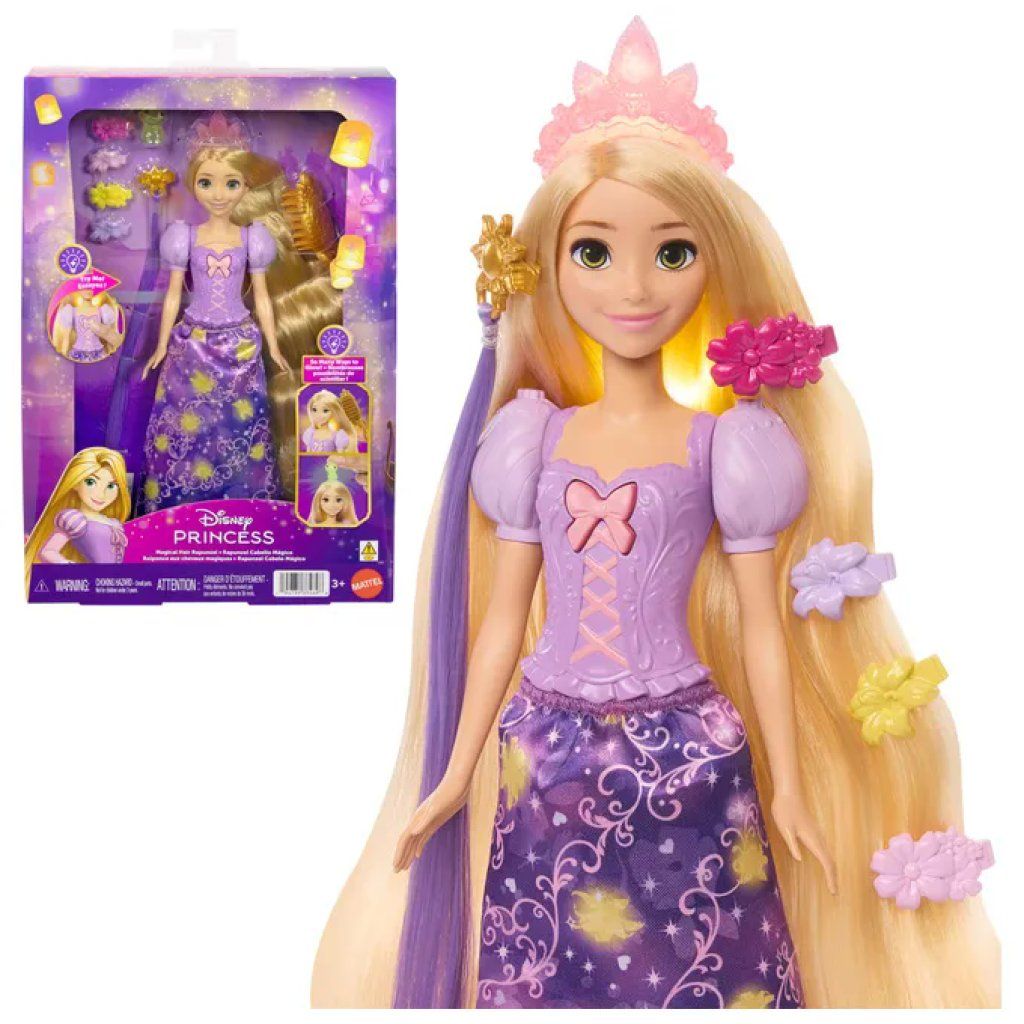 Mattel Disney Princess Rapunzel JHL46 – Bambola con Capelli Magici Mattel Disney Princess Rapunzel JHL46 – Bambola con Capelli Magici