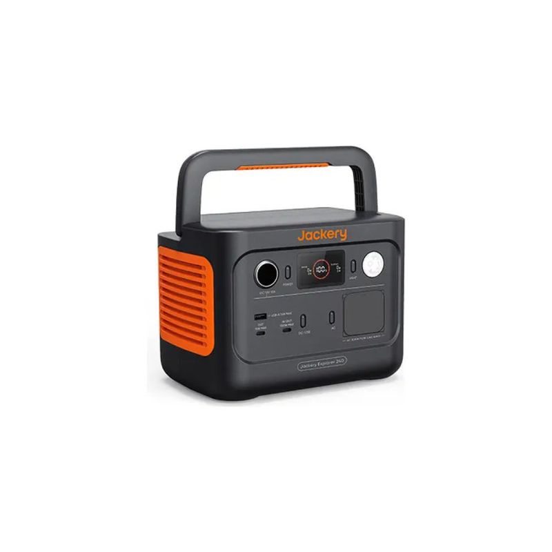 Jackery Explorer 240 v2 – Stazione di alimentazione portatile 256 Wh, 300 W