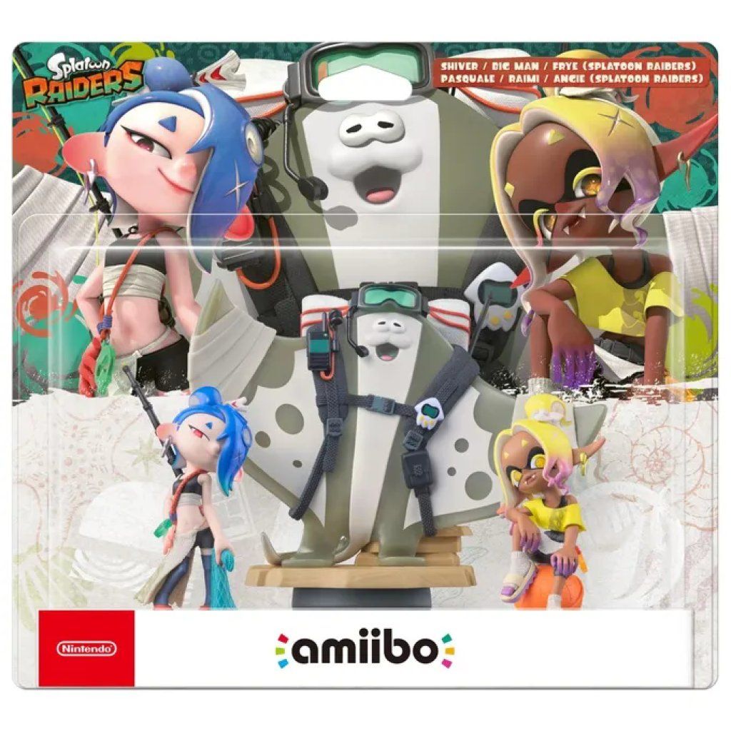 Nintendo amiibo Splatoon: Shiver, Big Man e Frye – Set da 3 Nintendo amiibo Splatoon: Shiver, Big Man e Frye – Set da 3