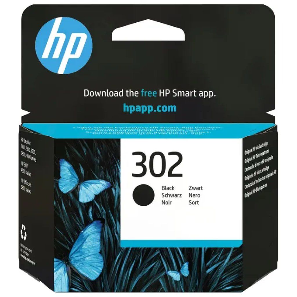 HP Cartuccia HP 302 Originale Nero – 170 pagine