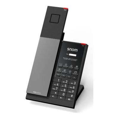 SNOM Telefono IP Snom HD351A DECT Nero con Vivavoce SNOM Telefono IP Snom HD351A DECT Nero con Vivavoce